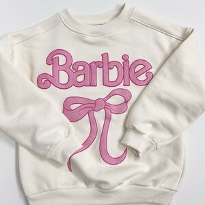 Zara Kids Barbie Glitter Bow Sweatshirt